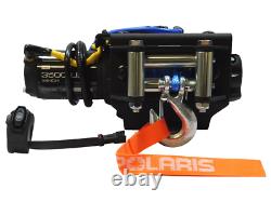 2012-2020 Polaris Sportsman OEM HD 50 ft (3500 lb) Syn. Rope Winch Kit 2880435