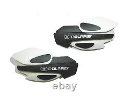 2013-2020 Polaris Sportsman 1000 800 OEM White Hand Guard & Bracket Kit Assy P83