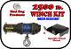 2500lb Mad Dog Synthetic Winch/mount Kit 2011-2021 Polaris Sportsman 500 / 570