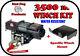 3500lb Mad Dog Winch Mount Combo Polaris-atv 09-20 Sportsman 850 Xp / Highlifter