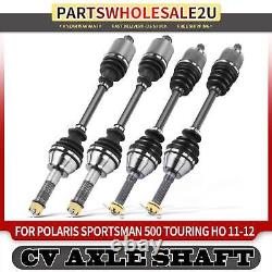 4Pcs Front and Rear Sides CV Axle Assembly for Polaris Sportsman 500 2011 2012