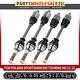 4pcs Front And Rear Sides Cv Axle Assembly For Polaris Sportsman 500 2011 2012