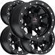 4 12 Rims Wheels For 2009-2013 Polaris Sportsman 500 4x4 Irs Type 550 Atv