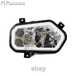 For Polaris Sportsman RZR 400 450 570 800 900 XP4 UTV LED Headlight with Halo Ring