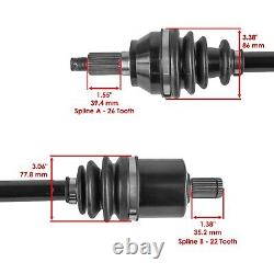 Front And Rear CV Joint Axles For Polaris Sportsman 1000 High Lifter 2016-2017