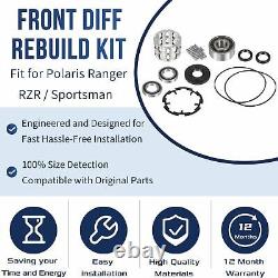 Front Diff Rebuild Kit Sprague Armature Plate Ranger RZR 570 800 900 For Polaris