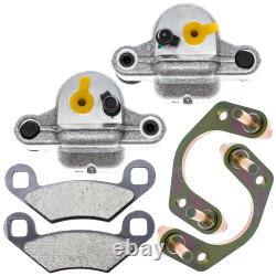 Front Left Right Brake Caliper Pad Set for Polaris Sportsman Hawkeye 300