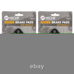 Front Left Right Brake Caliper Pad Set for Polaris Sportsman Hawkeye 300