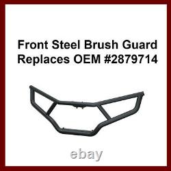 Front & Rear Brush Guard Bumper Set for 2014-20 Polaris Sportsman 450 570 & ETX