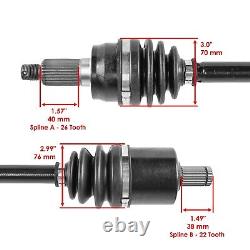 Front Rear Left Right Axles for Polaris Sportsman 850 Touring Forest 2011-2015