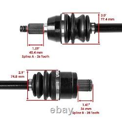 Front Rear Left Right Axles for Polaris Sportsman 850 Touring Forest 2011-2015