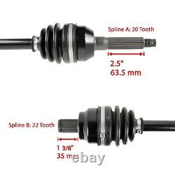 Front Rear Left and Right CV Joint Axle fits Polaris Sportsman 570 2015 2017