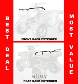 Front & Rear Storage Rack Extender fits 2014-2020 Polaris Sportsman 450 / 570