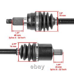 Front Right And Left CV Joint Axles for Polaris Sportsman 1000 2015-2017