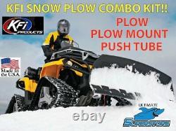 KFI SNOW PLOW KIT Polaris Sportsman 335 400 445 450 500 60 Steel Plow'96-'22