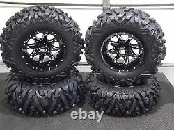 Polaris Sportsman 450 25 Quadking Atv Tire & Sti Hd4 Wheel Kit Pol3ca Bigghorn