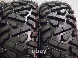 Polaris Sportsman 450 25 Quadking Atv Tire & Viper M/b Wheel Kit Pol3ca Bighorn