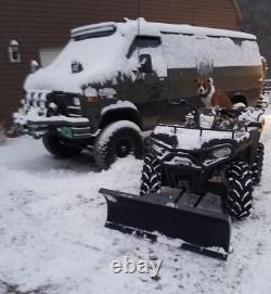 Polaris Sportsman 60 inch Snow Plow Kit with a Universal Snow Plow Mount