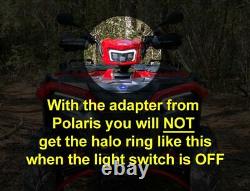 Polaris Sportsman LED handlebar pod headlight halo ADAPTER ONLY 450 570 850 1000