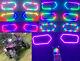 Rainbow Color Flowing Led Halo Rings For Polaris Sportsman 800 Xp 900 Highlifter