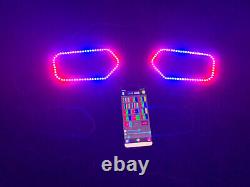 Rainbow Color Flowing LED Halo Rings for Polaris Sportsman 800 XP 900 Highlifter