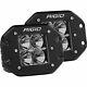Rigid Industries 212113 Black D-series Pro Flush Mount Flood Lights Pair