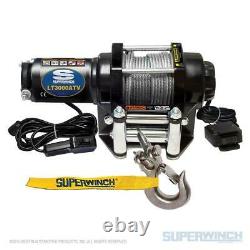 Superwinch LT3000 12V ATV Utility Winch 3000 LB Capacity With 50' Steel Rope