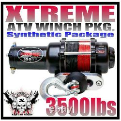 3500lb Xtreme Atv Winch Polaris Sportsman 2009-20 450 550 & 850 Xp