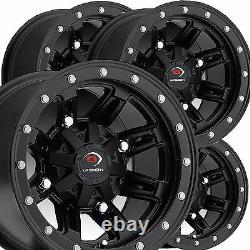 4 14 Rims Wheels Pour 2014 Jusqu'à Polaris Sportsman 850 H. O Eps Irs Type 550 Vtt