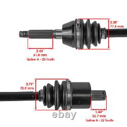 Arbre de transmission avant Caltric CV Joint pour Polaris Sportsman 450 HO EPS 2018-2022 VTT