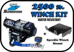 Kfi 2500 Lb Winch Mount Kit'09-'21 Polaris Sportsman 400 / 450 / 500 / 550 Xp