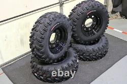Polaris Sportsman 450 25 Kenda Bear Claw Atv Tire Itp Black Atv Wheel Kit Pold