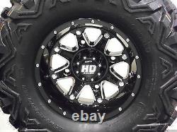 Polaris Sportsman 500 25 Quadking Atv Tire & Sti Hd4 Wheel Kit Pol3ca Bigghorn