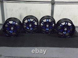 Polaris Sportsman 570 14 Hd7 Blue Atv Wheels (set 4) Garantie À Vie Pol3ca