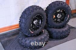 Polaris Sportsman 570 25 Bear Claw Atv Tire & Cobra Blk Wheel Kit Pol3ca